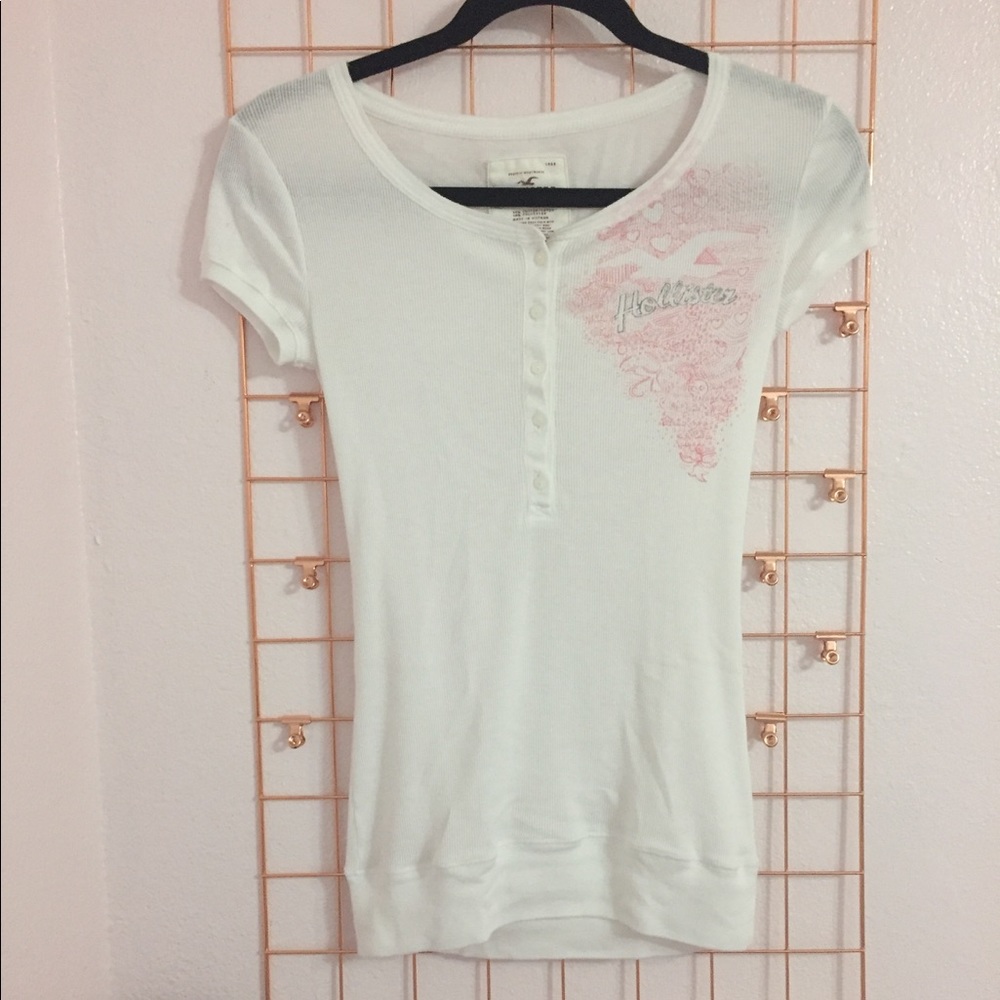 Hollister Script Logo Graphic Tee